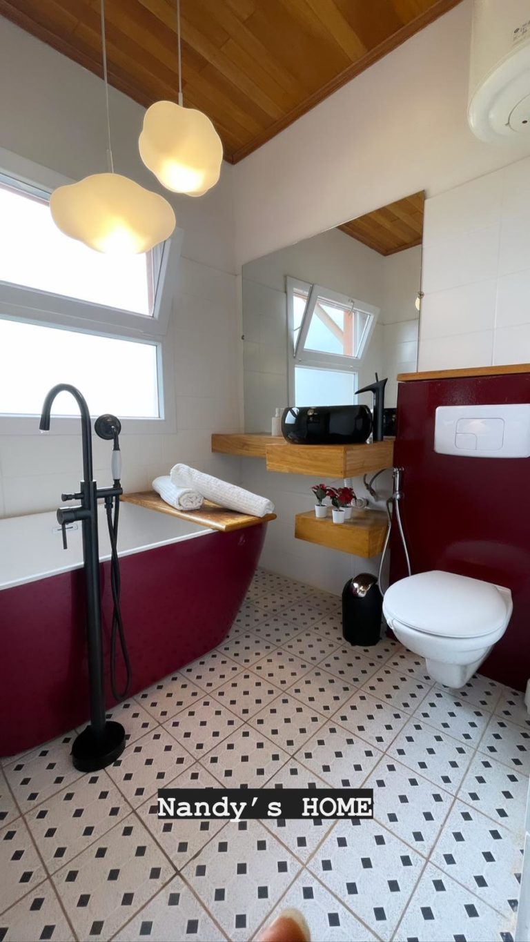 La salle de bains de l'appartement Saphir